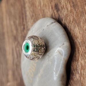 rutilated‎ quartz charm sterling 925